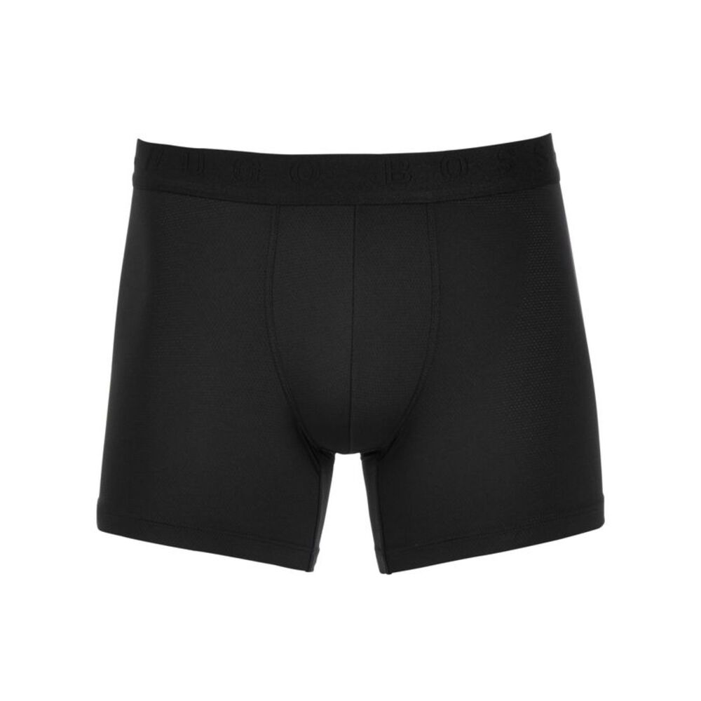 HUGO BOSS Intimates Black Perforated Boxer Brief Underwear L
